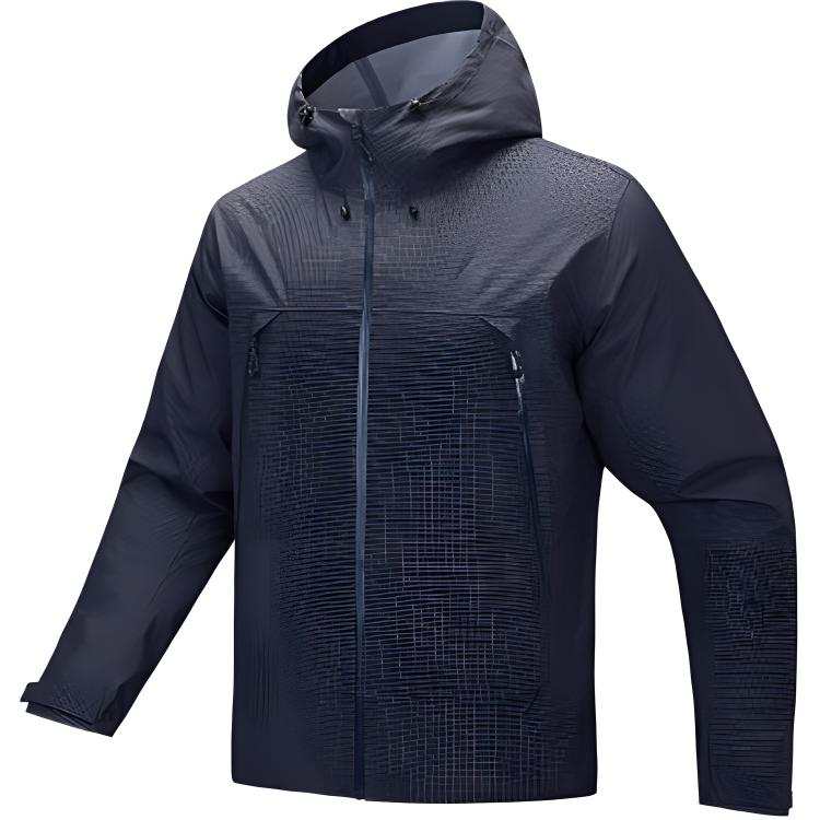 Anta Outdoor Collection High Altitude Climbing Waterproof And Windproof Windbreaker Jacket Men's Midnight Blue