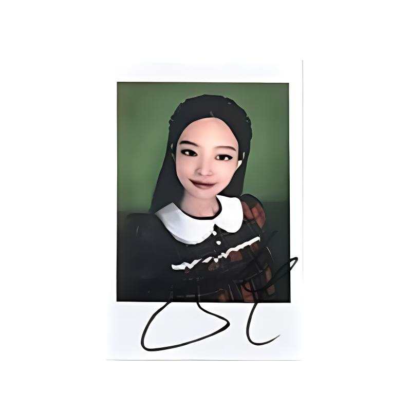 YG ENTERTAINMENT BLACKPINK 2024 Desk Calendar JENNIE One Click Full Set Purchase Photocards Instant Camera 1 Piece