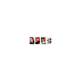 YG ENTERTAINMENT BLACKPINK JISOO Solo Album[ME]K Version Photocards 4 Pcs One Click Full Set Purchase