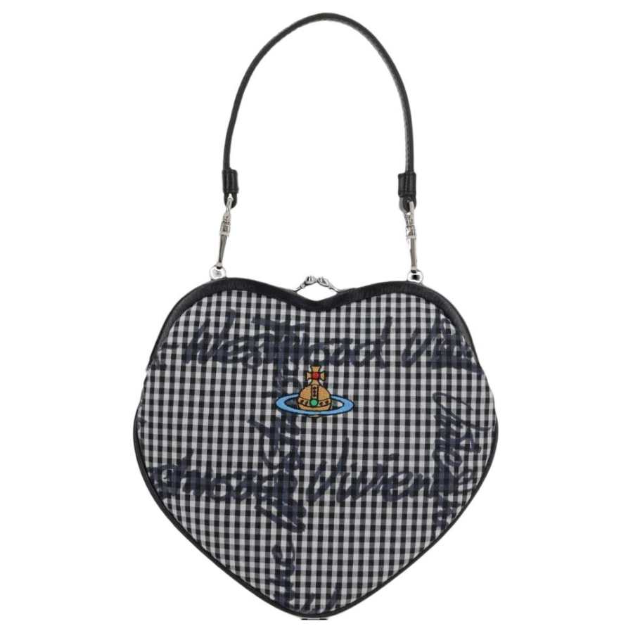Vivienne Westwood Fabric Handbag Regular Women's Gray