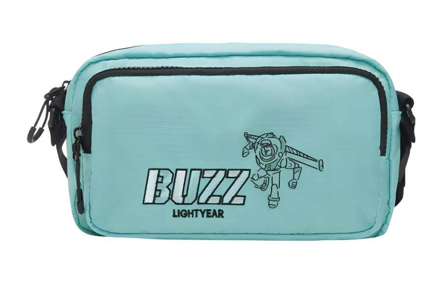 Li-Ning Li Ning Disney LiNing X Disney Fabric Shoulder Bag, Crossbody Bag Regular Unisex Light Aqua Blue