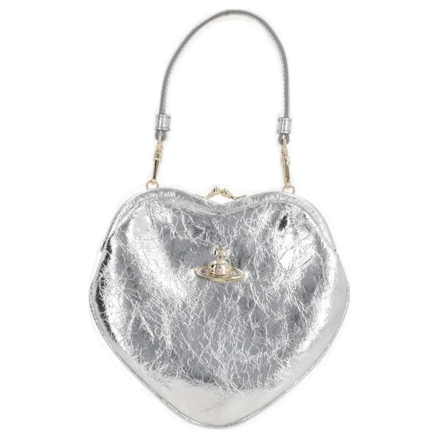 Vivienne Westwood Orb Plaque Metallic Effect Tote Bag