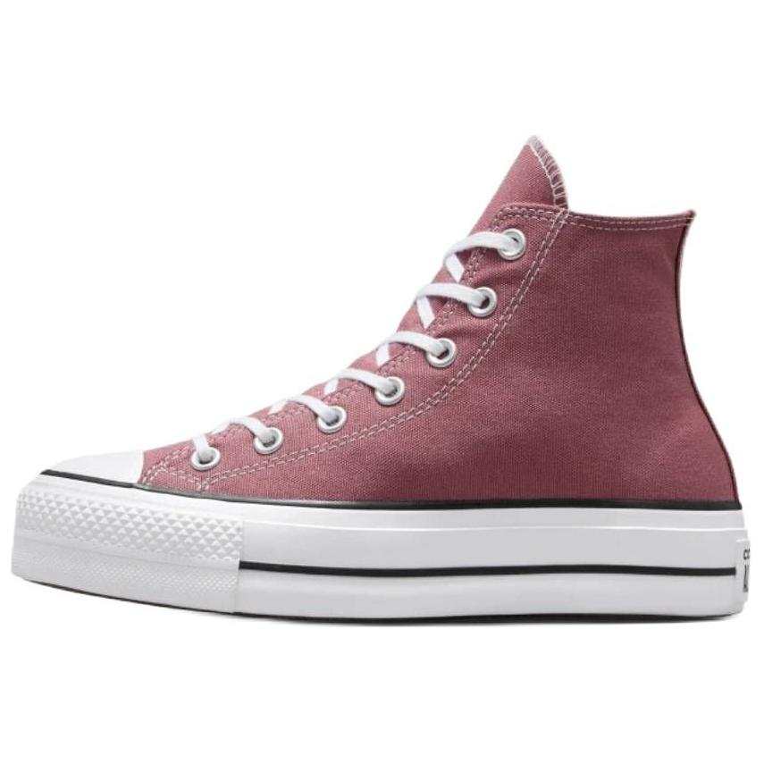 Converse Chuck Taylor All Star Lift Abrasion Resistant High top Canvas Shoes Women's Red