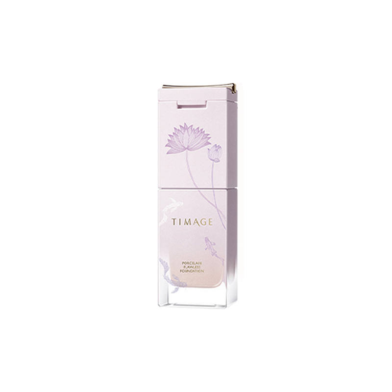 TIMAGE Ceramic Enamel Flawless Liquid Foundation Long Lasting Hydration Concealing 30ml+2.2g
