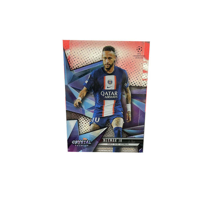 Topps Champions League Crystal, Brazil, Paris Saint Germain, Barça, Barcelona, Neymar, Player Card, Card Pass
