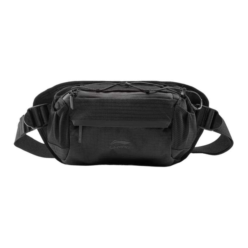 Li-Ning Li Ning Sports Life Collection Polyester Fanny Pack Unisex Black
