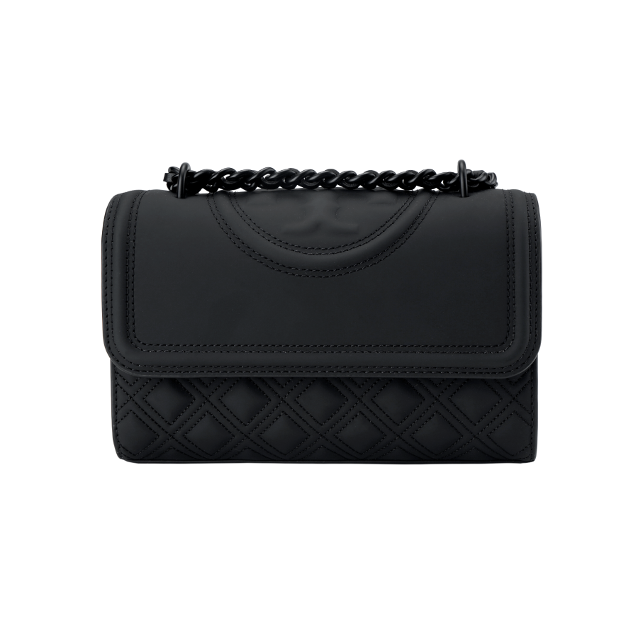 TORY BURCH Fleming Pu Handbag, Crossbody Bag, Shoulder Bag Small Women's Black
