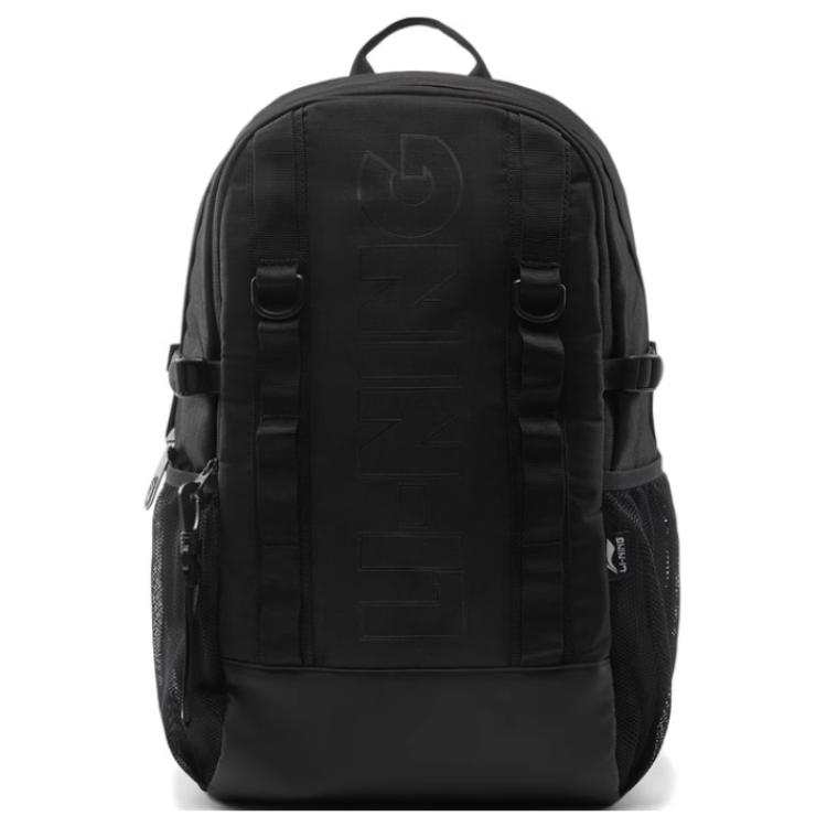 Li-Ning Li Ning Polyester Backpack Unisex Black