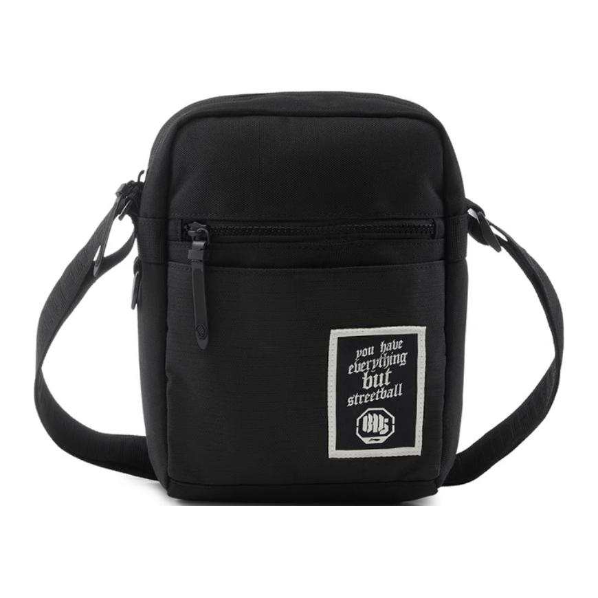 Li-Ning Li Ning Fashion Trend Polyester Crossbody Bag Unisex Black