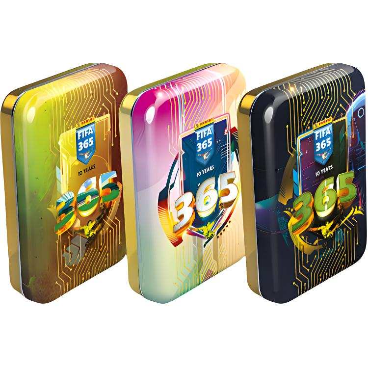 PANINI FIFA 365 Classic Mini Iron Can Set Sports Cards Whole Can