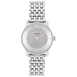 COACH ELLIOT Wrist Watches Quartz Movement Steel Strap 28mm Silver Dial Women's Watch 30m Waterproof