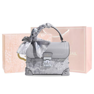 MISS GAIL Synthetic Leather Handbag Regular Women's Multicolor