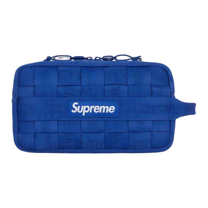 Supreme Supreme Fabric Clutch Regular Unisex Blue