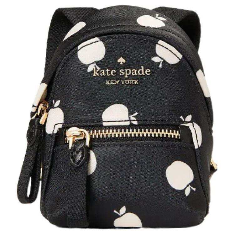 Kate Spade Chelsea PVC Keychain Coin Purse Bag Accessory Women's Black
