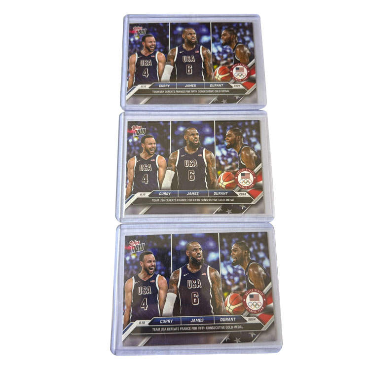 Topps Curry, James, KD 2024 Basketball Team USA Now