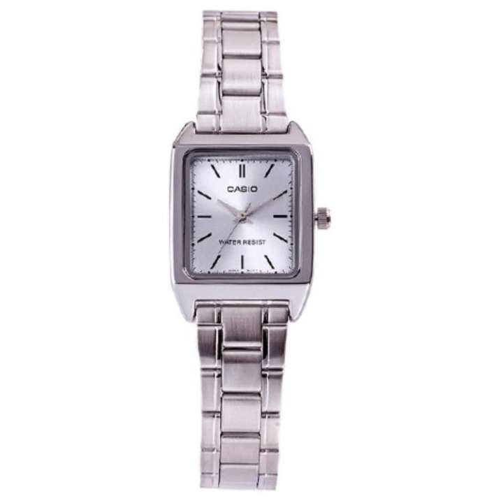 CASIO CASIO STANDARD Exquisite Small Square Quartz Movement Stainless Steel Strap Watch Women's Watch