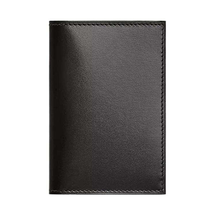 HERMES MC² Euclide Box Calfskin Coin Purse, Card Holder Women's 89 Noir Black