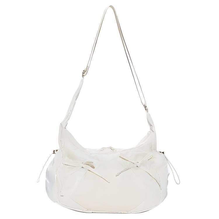New Balance New Balance Nylon Shoulder Bag, Crossbody Bag Regular Women's White