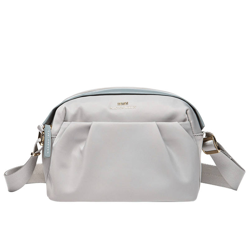 SEPTWOLVES Fabric Crossbody Bag Medium Women's Light Gray