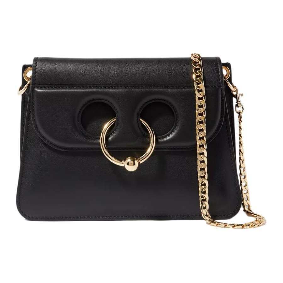 JW Anderson Cow Leather Crossbody Bag, Shoulder Bag Women's Black