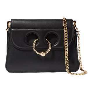 JW Anderson Cow Leather Crossbody Bag, Shoulder Bag Women's Black
