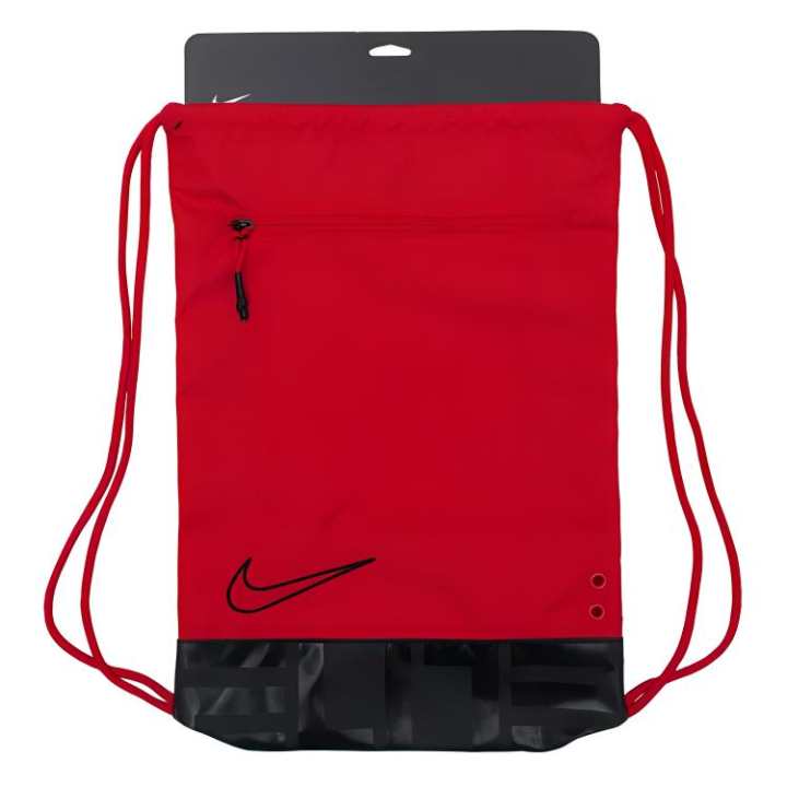 Nike Nike Polyester Storage Bag, Basketball Bag, Backpack Regular Unisex Black Red