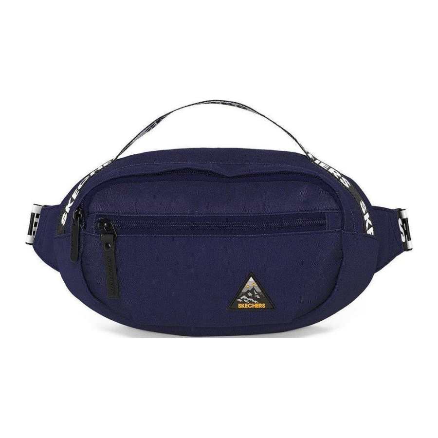 Skechers Casual Fabric Waist Bag Chest Bag Regular Unisex Navy Blue