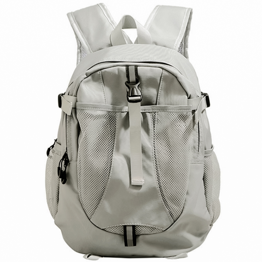 TAKI TAKI Nylon Backpack Unisex Gray