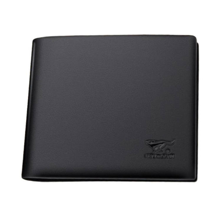 SEPTWOLVES SEPTWOLVES Cow Leather Wallet Regular Men's Black