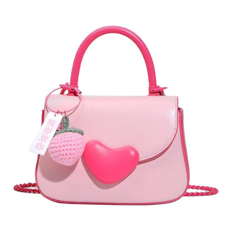 PAYOT Microfiber Synthetic Leather Shoulder Bag, Crossbody Bag, Handbag Regular Women's Pink