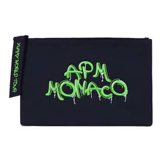 Apm Monaco Canvas Bag Clutch Regular Women's Blue & Green