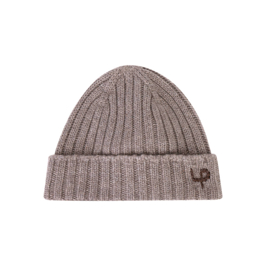 Loro Piana Logo Embroidered Ribbed-Knit Beanie