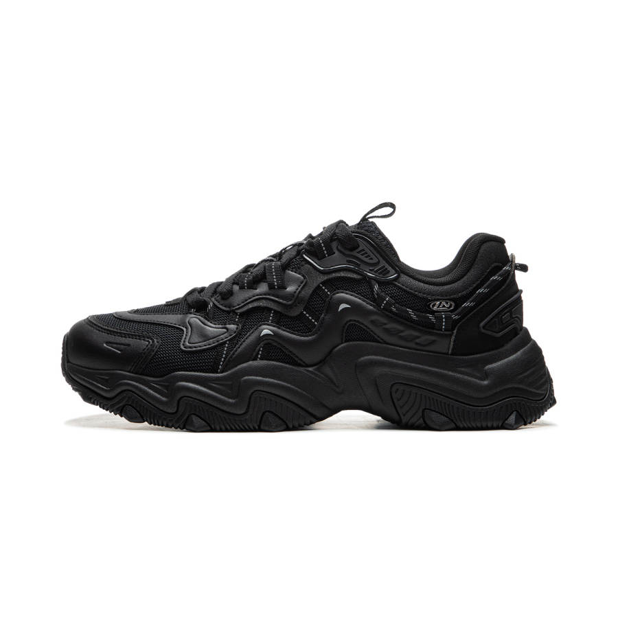 Li-Ning Li Ning Cat Paw Lite 2 Fashion Trend Cushioning, Wear Resistant Low top Casual Shoes Men's Black