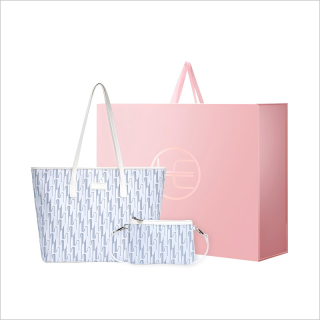 HE BAO BAO Eco Friendly Top Grain Vegan Leather Material Tote Bag, Shopping Bag, Shoulder Bag Medium Large Women's