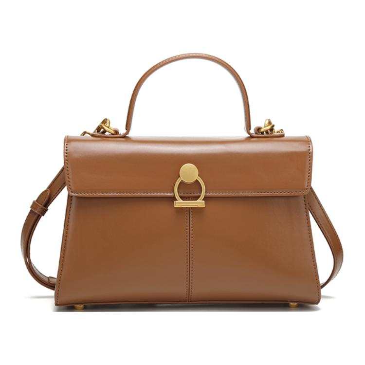 PAYOT Microfiber Synthetic Leather Shoulder Bag, Crossbody Bag, Handbag Women's Brown/Burgundy/Black