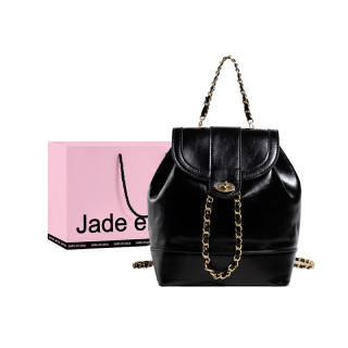 Jade En Plus Pu Backpack Regular Women's Black/Burgundy/Silver/White
