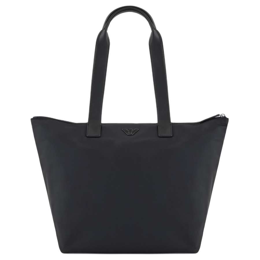 EMPORIO ARMANI Polyamide Tote Bag, Shopping Bag, Handbag, Shoulder Bag Women's Black