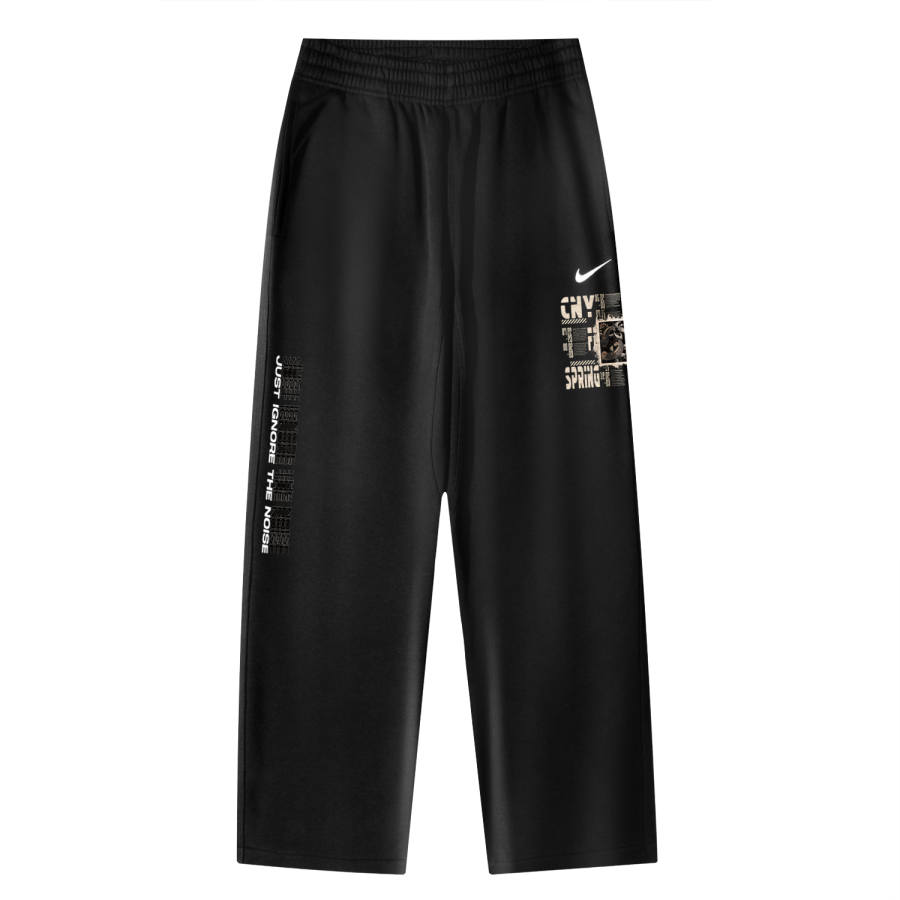 Nike Nike CNYClub AS OH Pant Swoosh NF Nation Storm Rich Koi Fish Print Logo Breathable Fleece Lined Casual