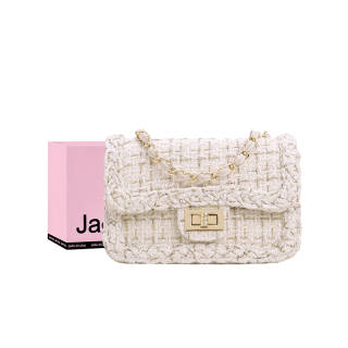 Jade En Plus Fashion Canvas Crossbody Bags Regular Women's White