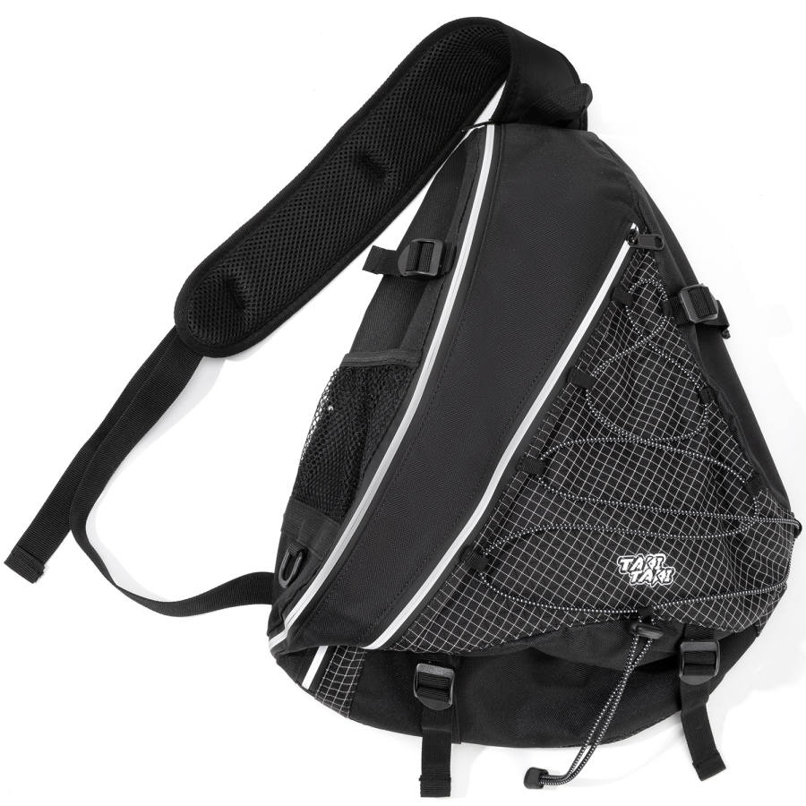 TAKI Nylon Crossbody Bags Unisex Brown