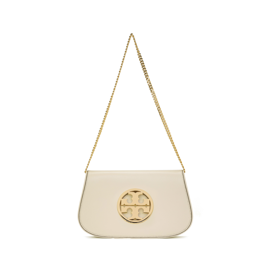 TORY BURCH Leather Crossbody Bag, Shoulder Bag Women's Ivory
