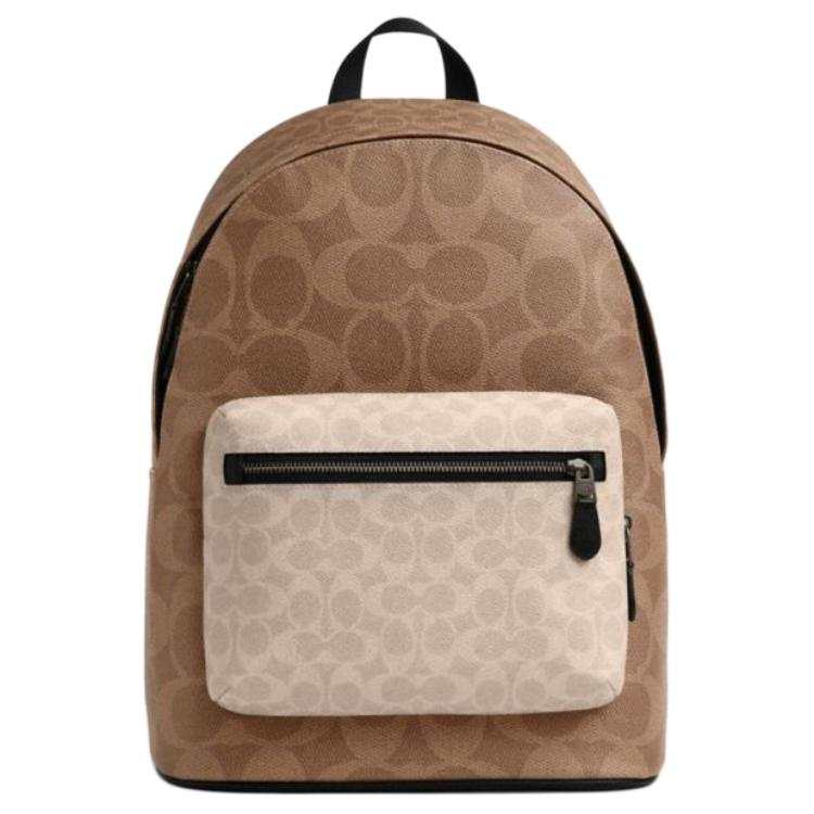 COACH COACH West Artificial Leather Backpack Large Men's