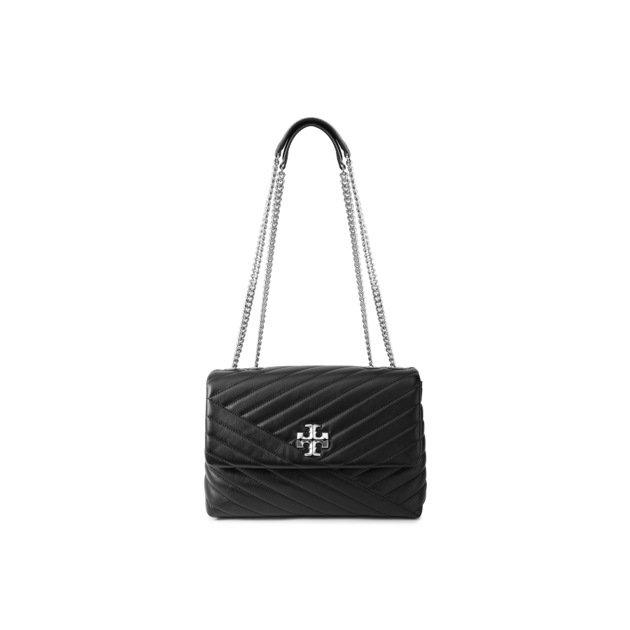 TORY BURCH Kira Leather Shoulder Bag, Crossbody Bag Medium Women's Black