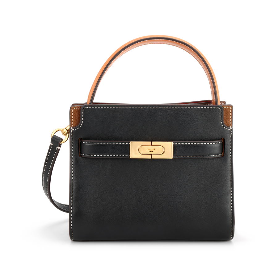 TORY BURCH TORY BURCH Lee Radziwill Petite Double Bag Black
