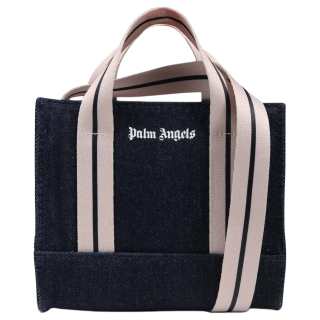 PALM ANGELS Kids Mini Denim Tote Bag