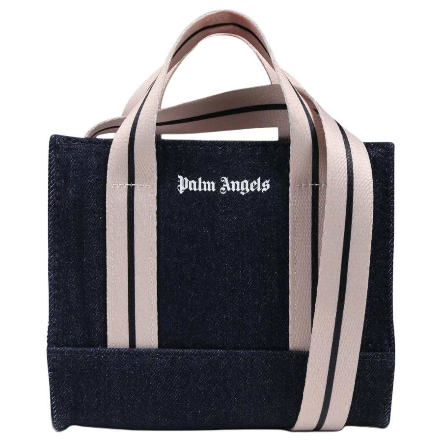 PALM ANGELS Kids Mini Denim Tote Bag