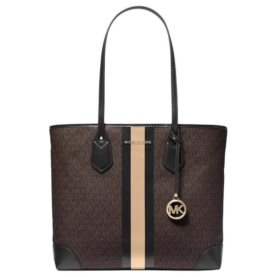 MICHAEL KORS Luggage Collection Canvas Mother Daughter Tote Bag, Shopping Bag, Handbag, Shoulder Bag Large
