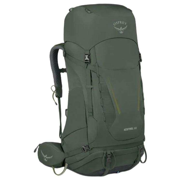 OSPREY 68L Mountaineering Bag Backpack Outdoor Bag Nylon Khaki Green Men's
