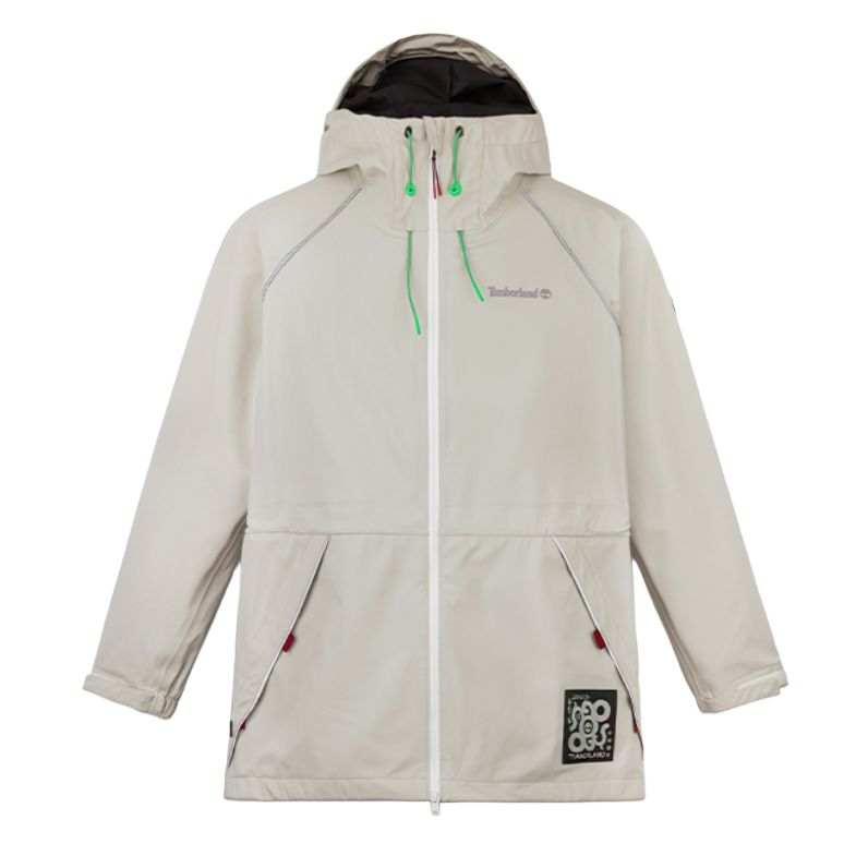 Timberland Waterproof, Windproof, Breathable, And Thermal Windbreaker Jacket Unisex Rainy Sky Color