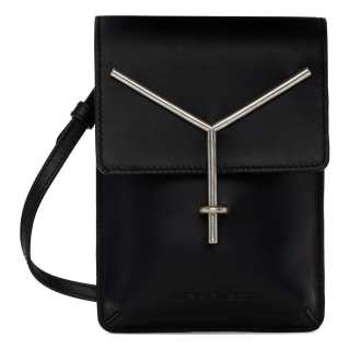 Y/Project Leather Crossbody Bag, Shoulder Bag Women's Black